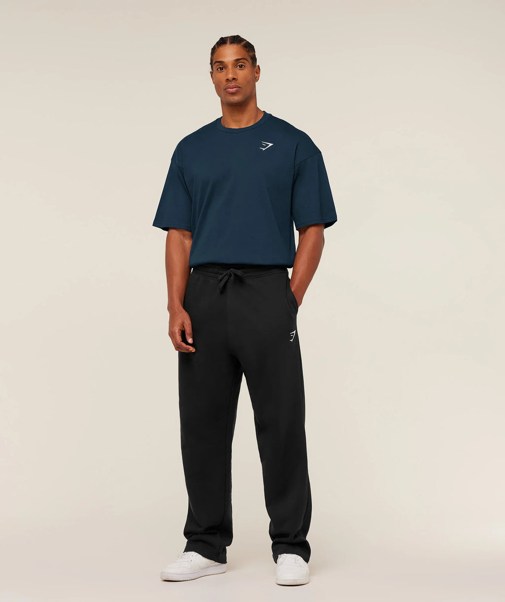 Gymshark Crest Oversized T-Shirt - Navy