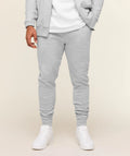 Gymshark Crest Joggers- Light Grey