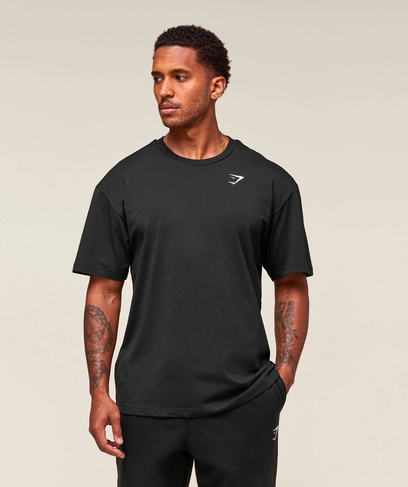 Gymshark Essential Oversized T-Shirt- Black