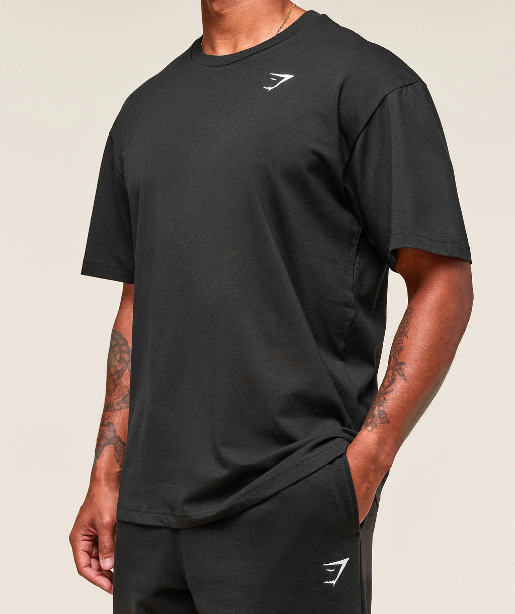 Gymshark Essential Oversized T-Shirt- Black