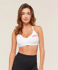 Gymshark Graphic Sports Bra- White