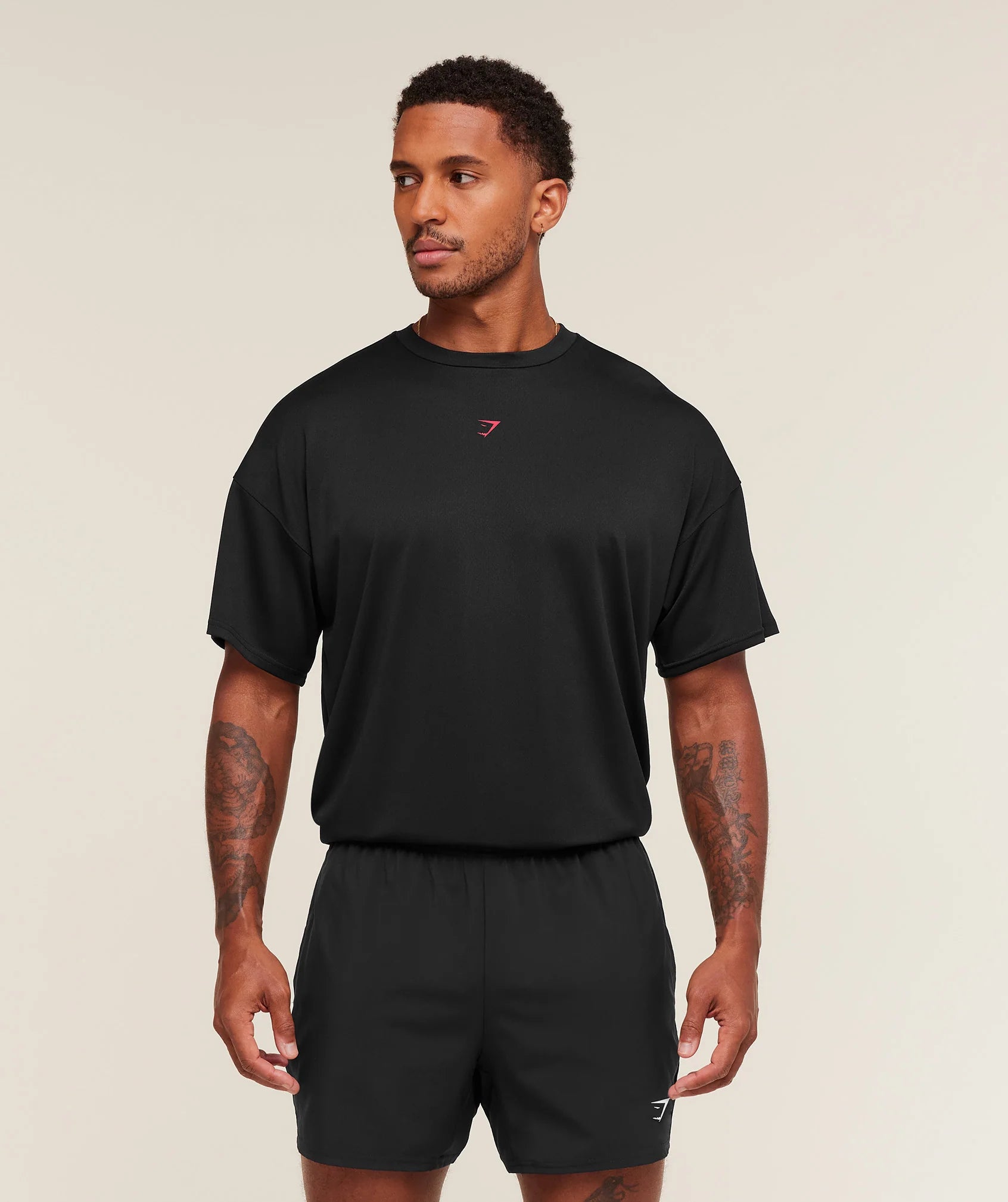 Gymshark Hybrid Athlete T-Shirt - GS Black
