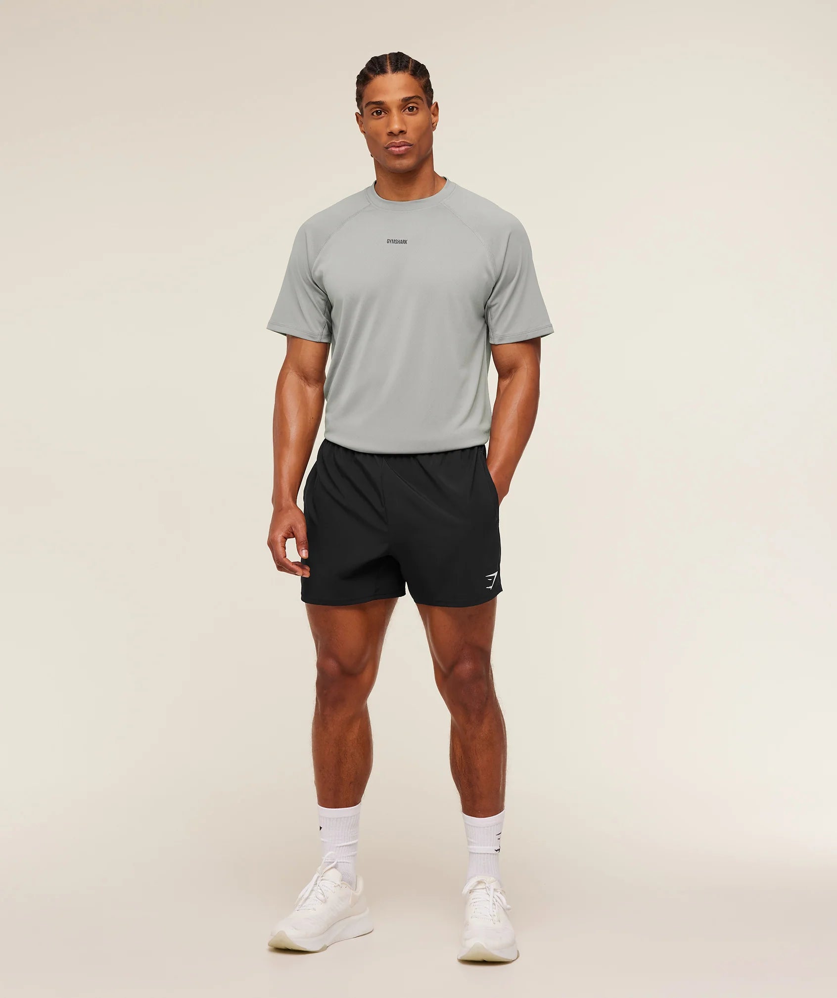 Gymshark Train T-Shirt -Smokey Grey