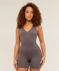 Gymshark Lift Seamless Strappy All In One- Cool Brown