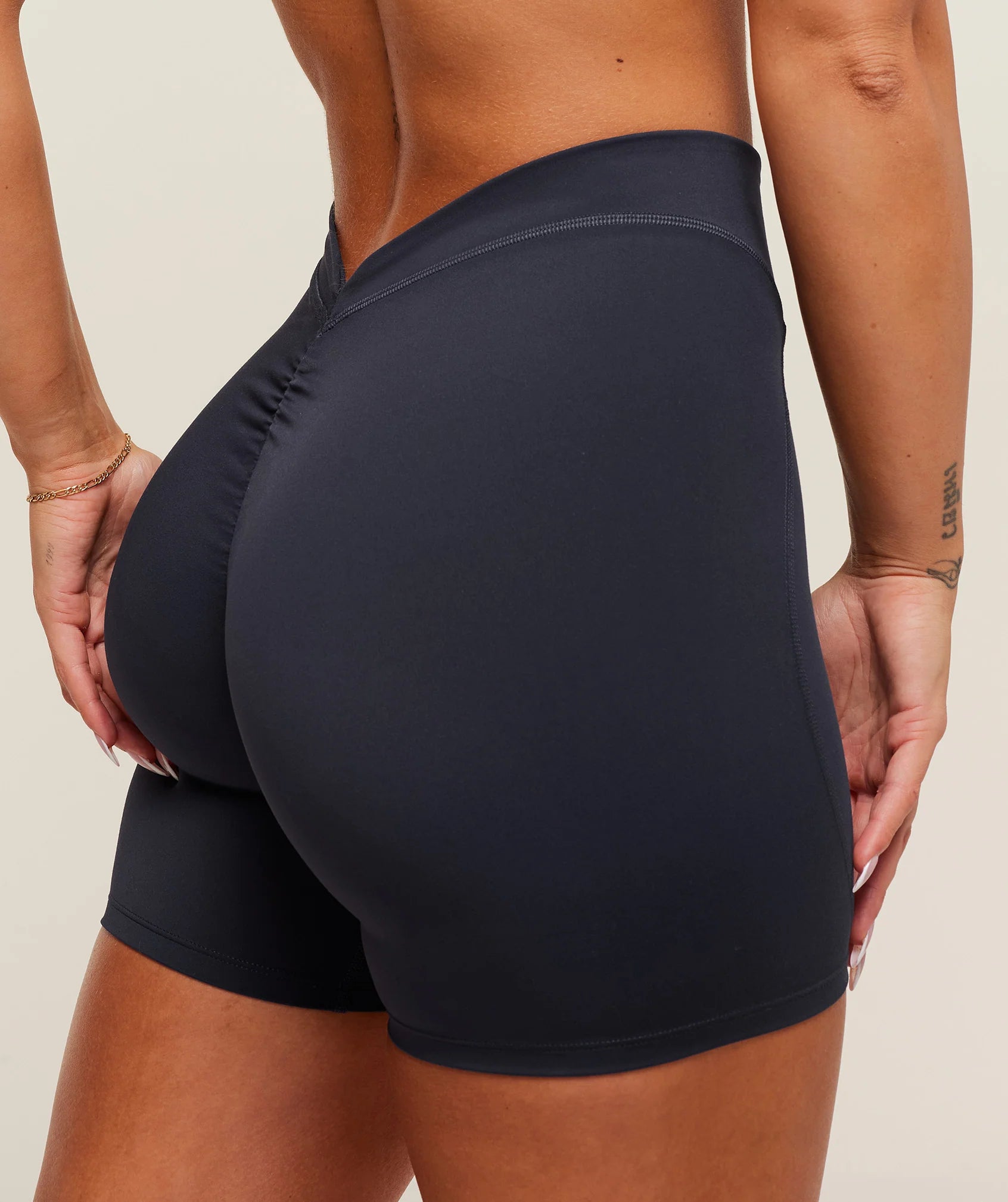Gymshark Lifting Dipped Waistband Shorts - Heavy Blue