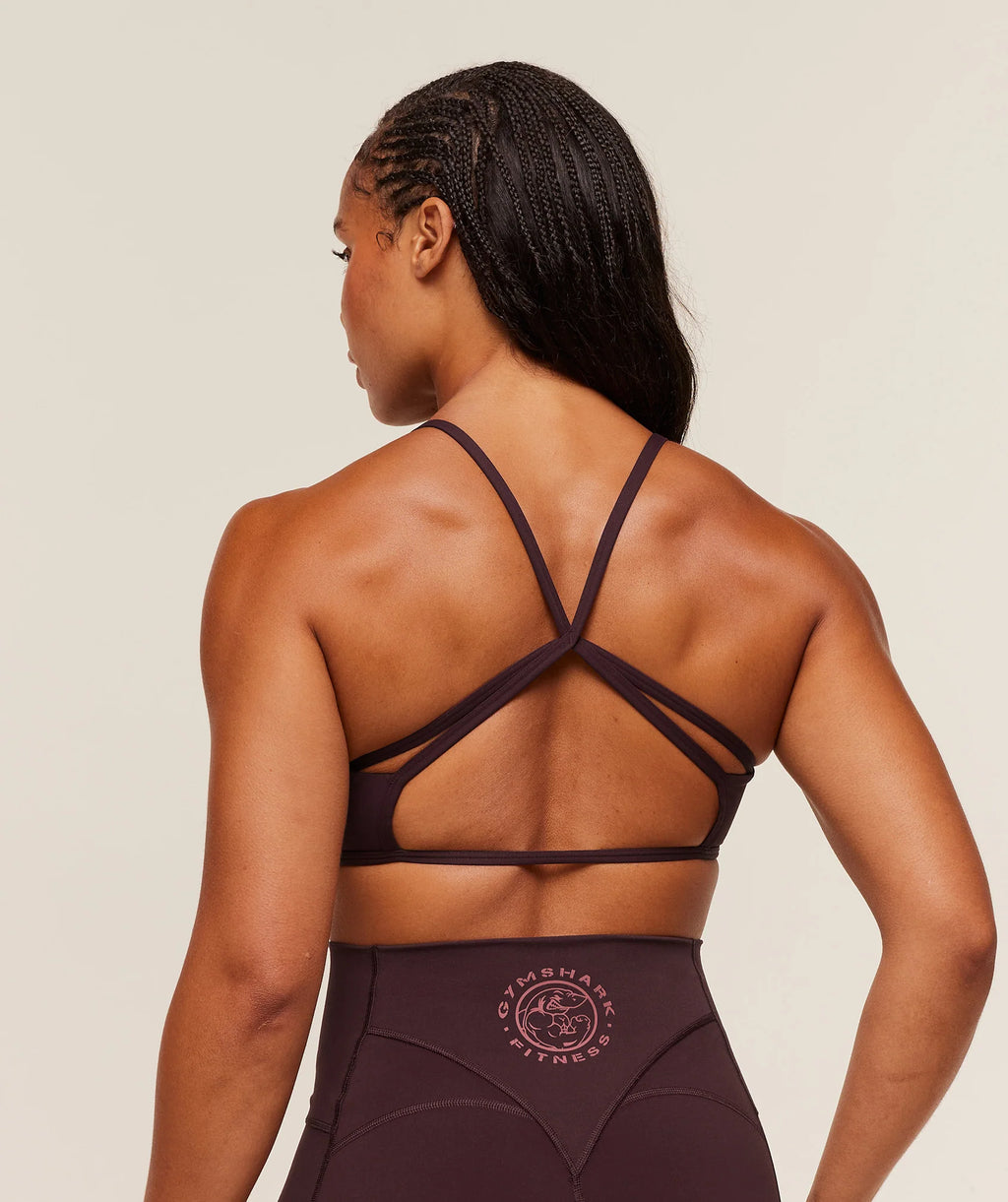 Gymshark Legacy Sports Bra- Cherry Purple