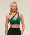 Gymshark One Shoulder Sports Bra- Teal