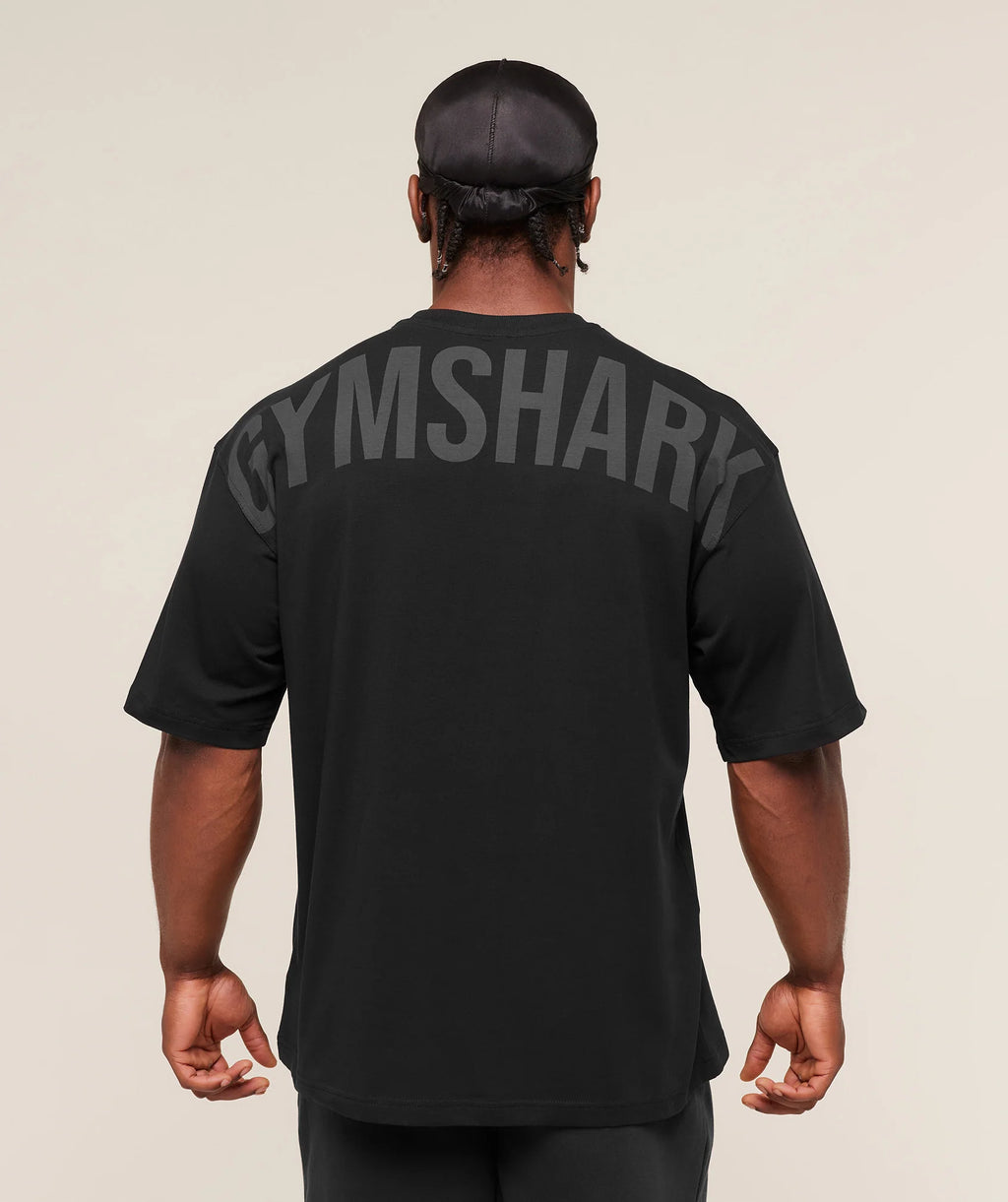 Gymshark Power T-Shirt - Asphalt Grey