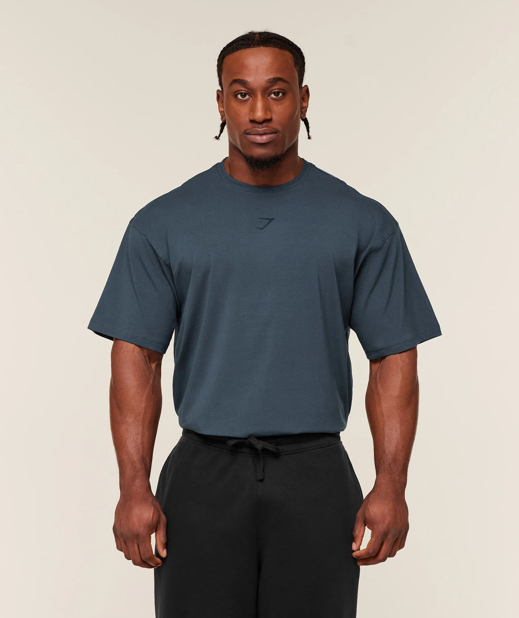 Gymshark Power T-Shirt - Stealth Blue