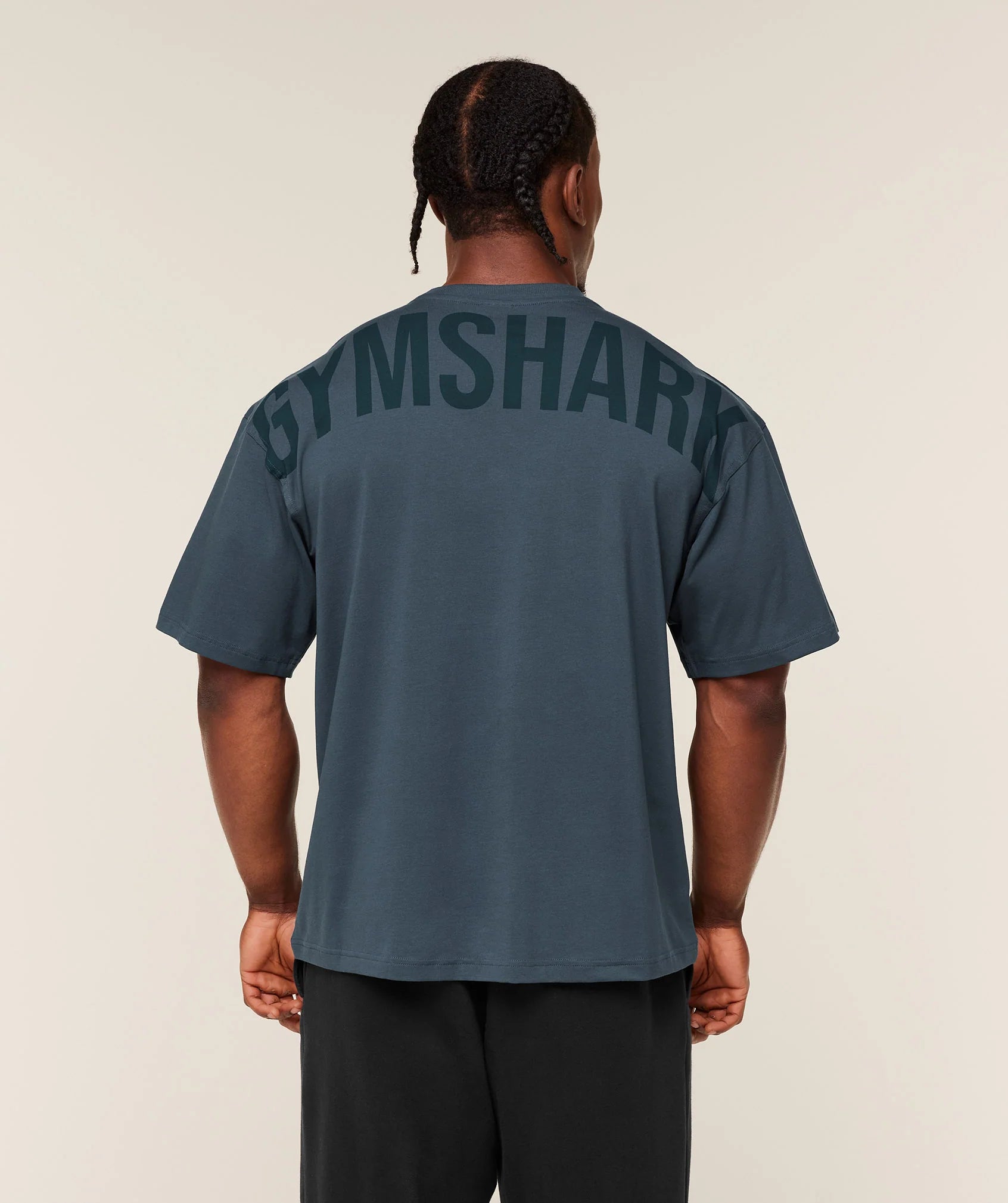 Gymshark Power T-Shirt - Stealth Blue