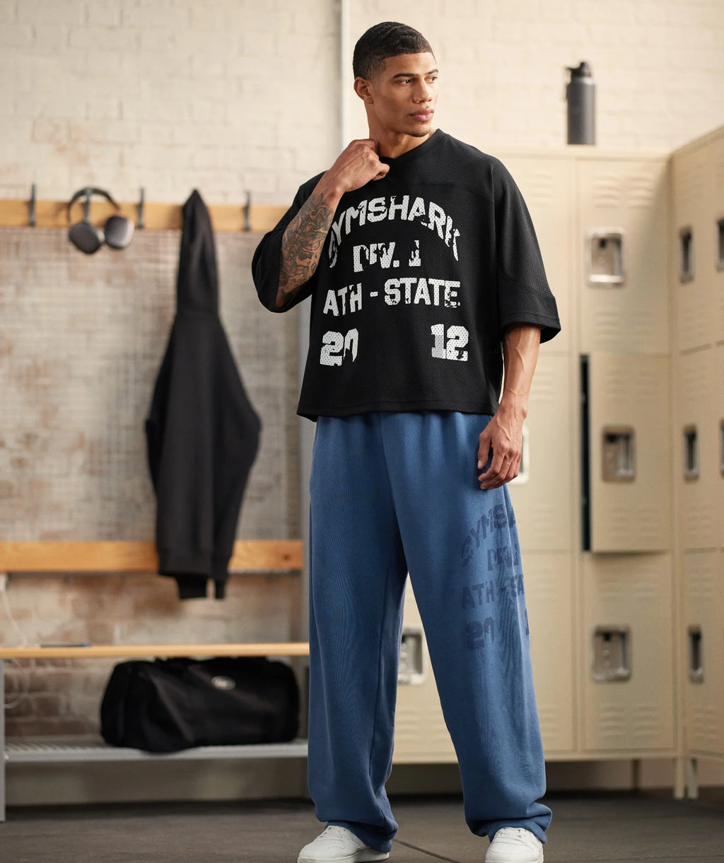 Gymshark Graphic Mesh Oversized T-Shirt