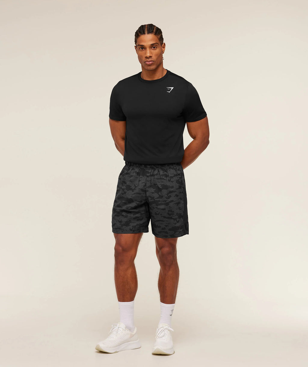 Gymshark Sport 7" Shorts - Grey/Black