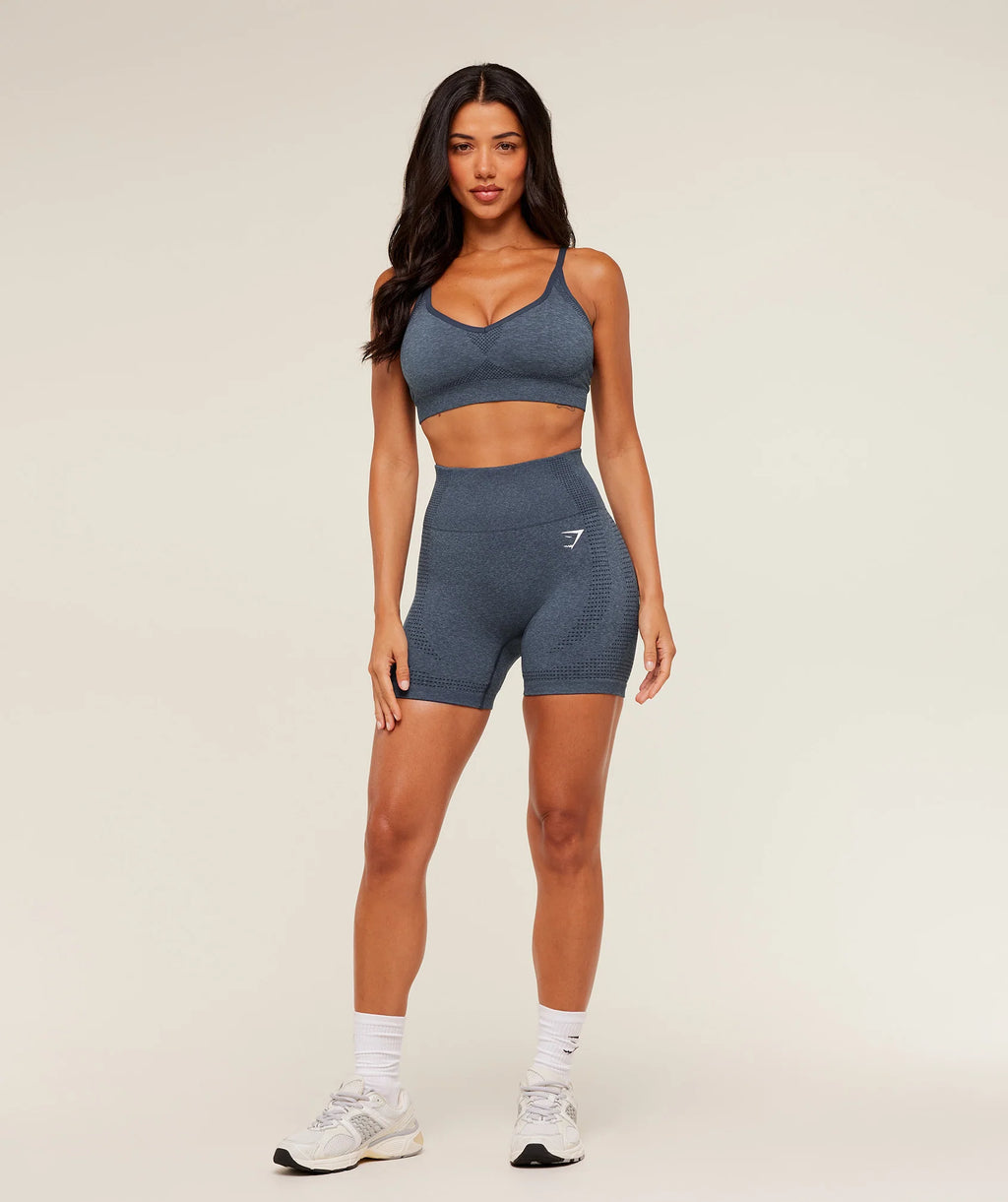 Gymshark Vital Seamless Shorts- Stealth Blue