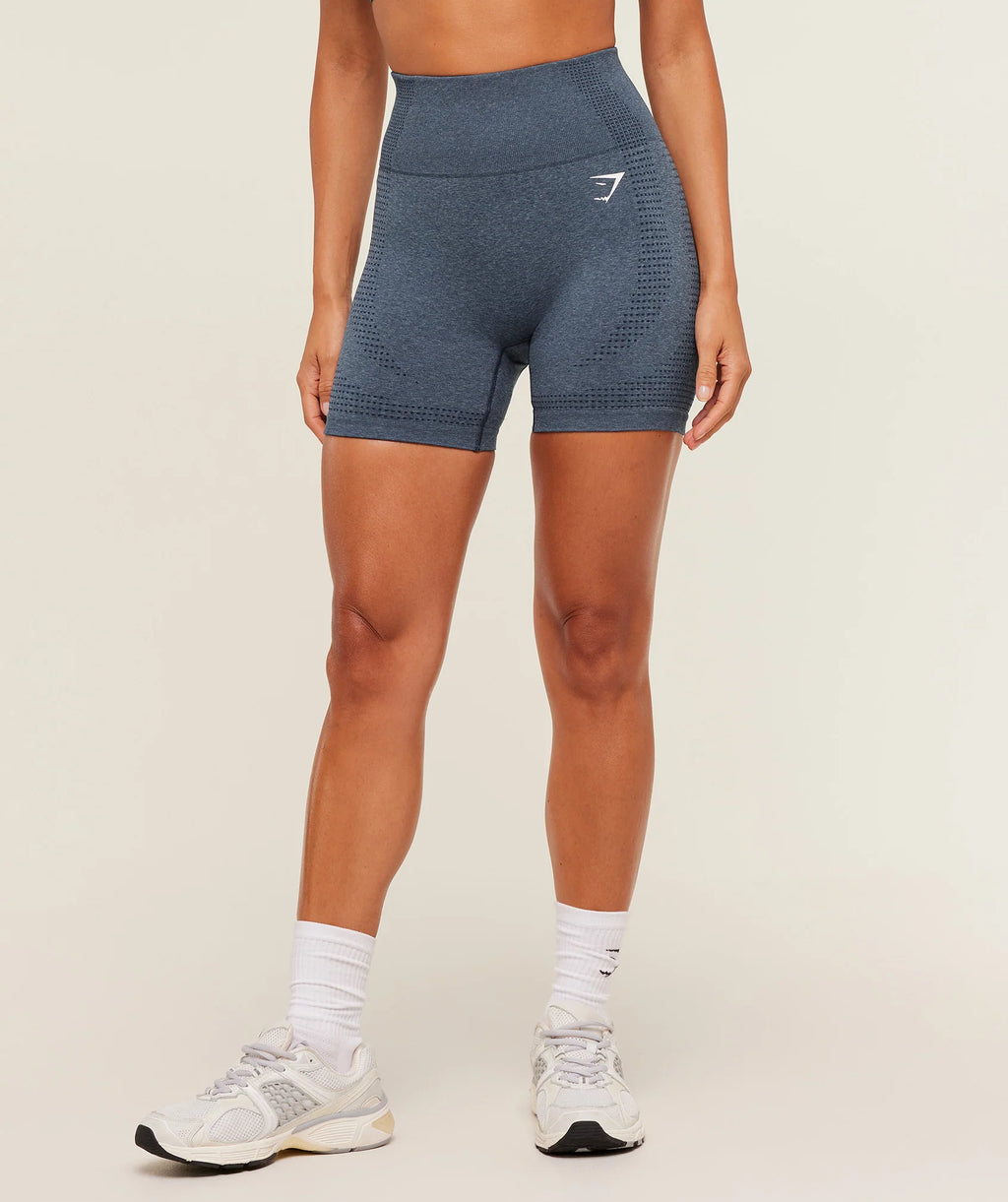 Gymshark Vital Seamless Shorts- Stealth Blue