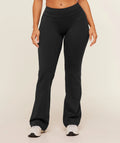 Gymshark Whitney Mid-High Rise Flared Leggings - Black