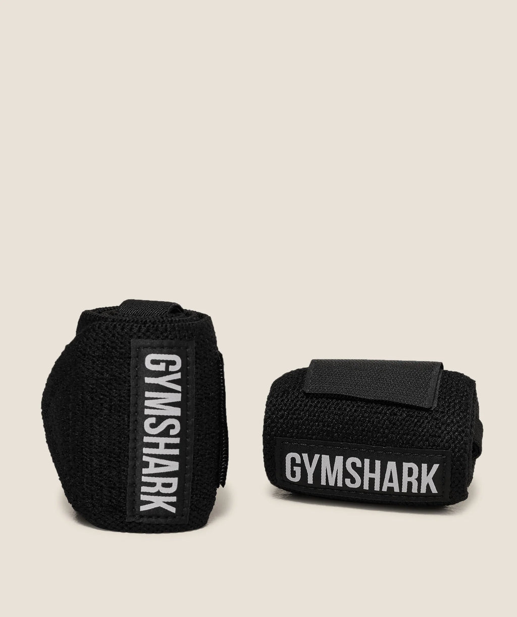 Gymshark Wrist Straps- Black
