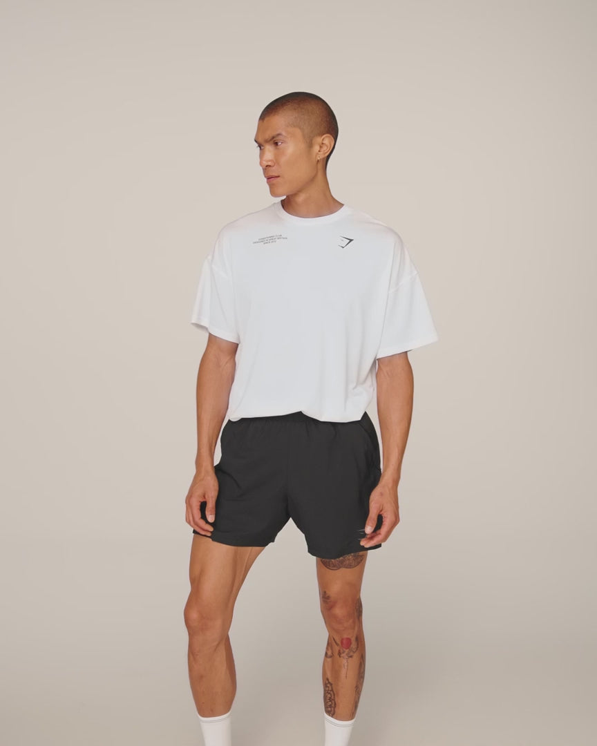 Gymshark Conditioning Club Oversized T-Shirt- White